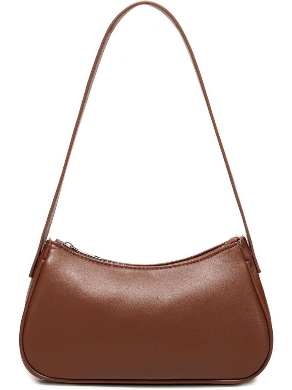 Trendy Mini Shoulder Bag for Women | Cute Vegan Leather Y2K Crescent Clutch